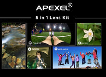 Carregar imagem no visualizador da galeria, Kit 5 Lentes Para Celular