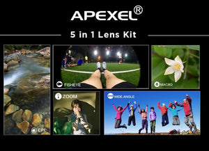 Kit 5 Lentes Para Celular